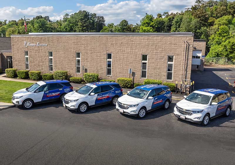 Fleet of Embree Service Vehicles